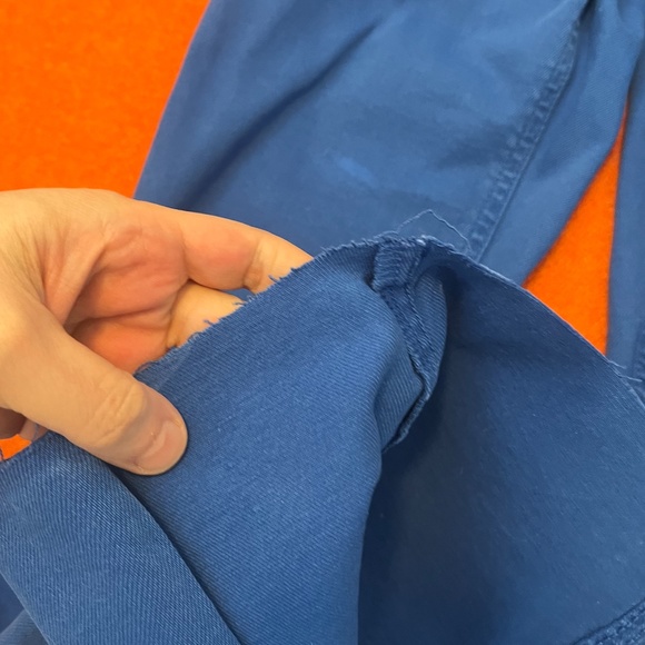 Zara cobalt blue Z1975 high rise slim flare jeans NWT - Picture 6 of 14